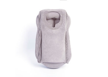 Ventile la almohada inflable del viaje de la almohada con logotipo de la oficina de la almohada de la espuma de la memoria del bolso de la almohada proveedor