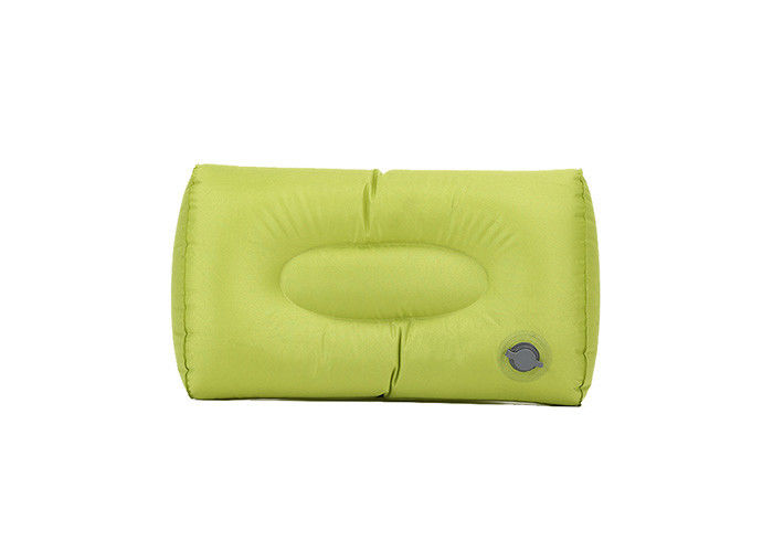 La almohada que acampa inflable verde, ronquido anti explota la almohada que acampa proveedor