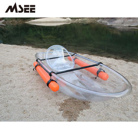 Paleta libre de la canoa del plástico transparente de dos Seat para pescar/el practicar surf/que cruza proveedor